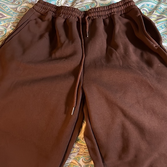 SHEIN Pants - Shein brown fleece pants